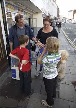 family on treasure trail around Louth